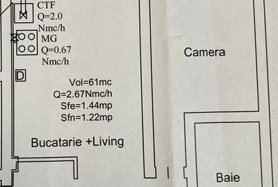 Apartament cu 3 camere semidecomandat în Lazaret