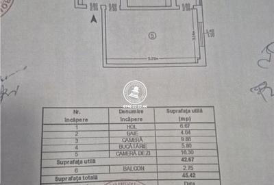 Apartament cu 2 camere decomandat în Galata