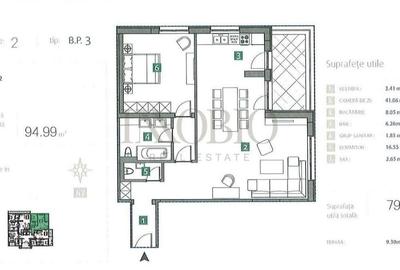 Apartament cu 2 camere în Străulești - 9