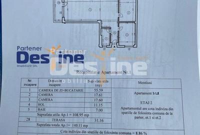 Apartament cu 3 camere în Păun - 12