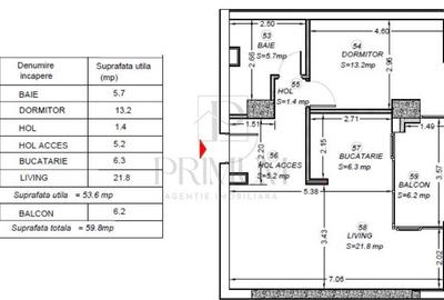 Apartament cu 2 camere semidecomandat în Central - 7
