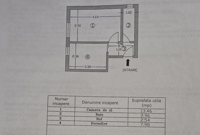 Garsonieră decomandată în Războieni