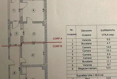Casă cu 4 camere cu Teren 351 Mp în Colentina