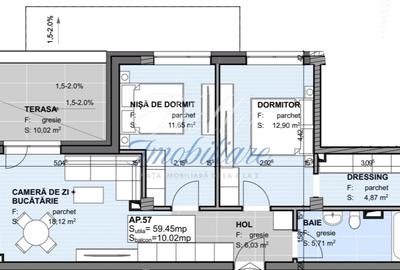 Apartament cu 3 camere semidecomandat în Apahida