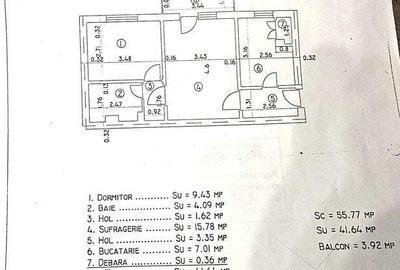 Apartament cu 2 camere în Central