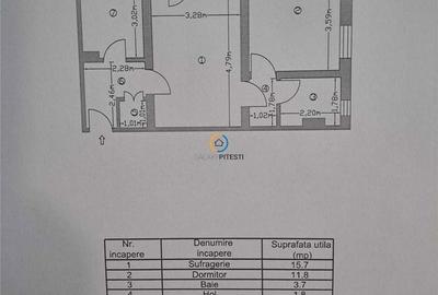 Apartament cu 2 camere semidecomandat în Calea București - 1