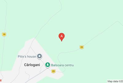 Casă cu 2 camere cu Teren 4400 Mp în Cârlogani