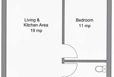 Apartament cu 2 camere nedecomandat în Florești - 1