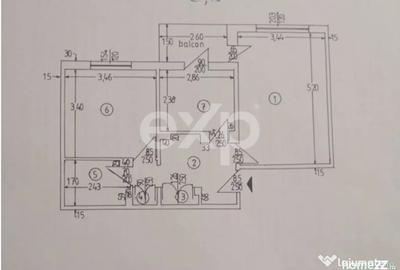 Apartament cu 2 camere decomandat în Exercițiu