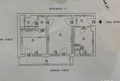 Apartament cu 2 camere semidecomandat în Central - 2