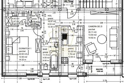 Apartament cu 2 camere decomandat, mobilat în Giroc - 9