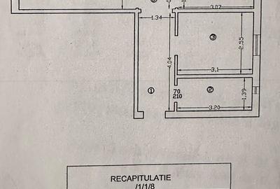 Apartament cu 2 camere decomandat în Nicolina