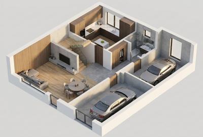 Casă individuală cu 3 camere cu Teren 232 Mp în Calea Poplăcii - 2