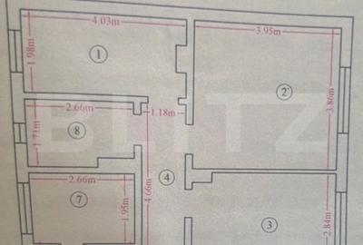 Apartament cu 3 camere decomandat în Miroslava