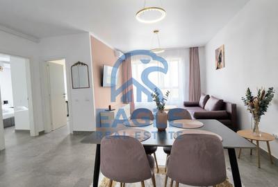 Apartament cu 2 camere nedecomandat, mobilat în Tomis Nord