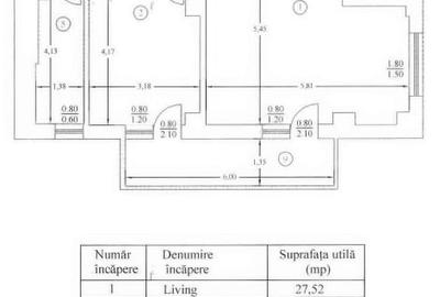 Apartament cu 2 camere decomandat, mobilat în 13 Septembrie