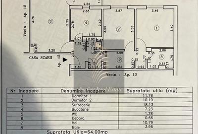 Apartament cu 3 camere în Tăbăcărie - 8