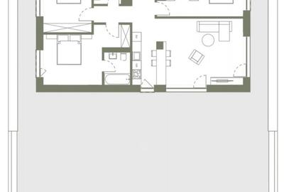 Apartament cu 4 camere decomandat în Dâmbul Rotund