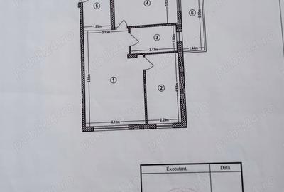 Apartament cu 2 camere decomandat în Roșu