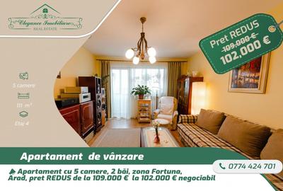 Apartament cu 5 camere decomandat, mobilat în Fortuna - 1
