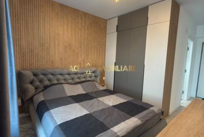 Apartament cu 2 camere semidecomandat, mobilat în Băneasa