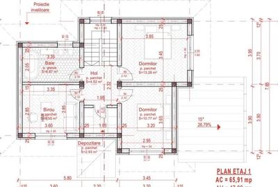 Casă cu 4 camere cu Teren 370 Mp în Miroslava