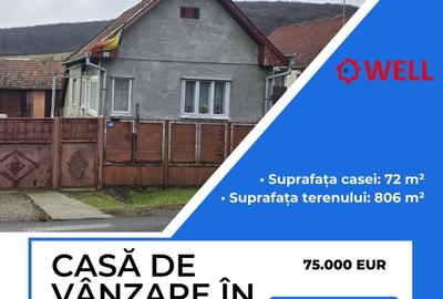 Casă cu 2 camere cu Teren 806 Mp în Vâlcele - 1