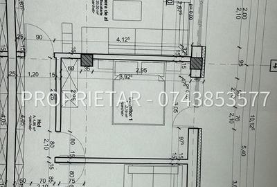 Apartament cu 3 camere decomandat în Sud