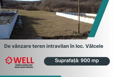 Teren intravilan de 900 mp, în Vâlcele