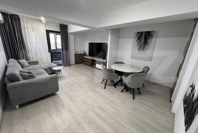 Apartament cu 3 camere decomandat, mobilat în Exterior Est