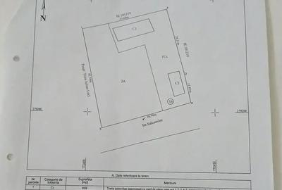 Teren de 1517 mp, în Amzacea - 2