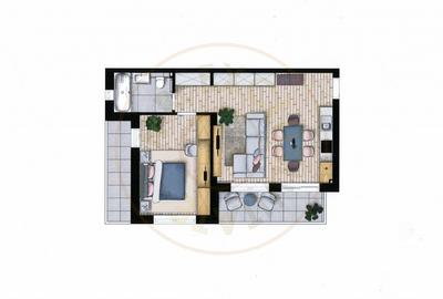 Apartament cu 2 camere decomandat, mobilat în Nord-Est - 5