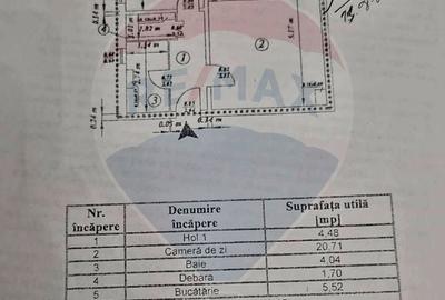 Garsonieră decomandată, mobilată în Dărmănești