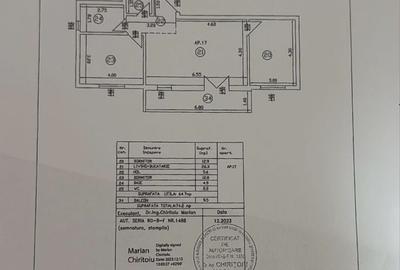 Apartament cu 3 camere semidecomandat în Fundeni