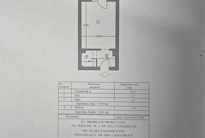 Garsonieră semidecomandată în Ultracentral