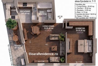 Apartament cu 2 camere decomandat în Nicolae Grigorescu