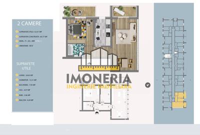 Apartament cu 2 camere decomandat în 1 Decembrie 1918 - 5