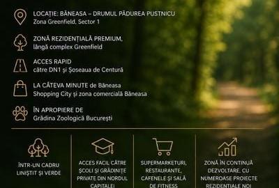Teren de 752 mp, în Băneasa