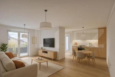 Apartament cu 2 camere decomandat în Giarmata - 1