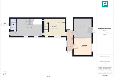 Casă individuală cu 4 camere cu Piscina în Pârneava - 13