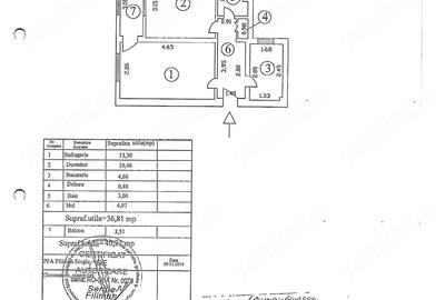 Apartament cu 2 camere decomandat în Micro 39