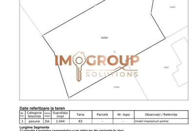 Teren de 1044 mp, în Moara de Vânt - 1
