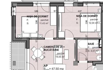 Apartament cu 3 camere semidecomandat în Apahida - 2