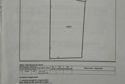 Teren de 583 mp, în Exterior Vest