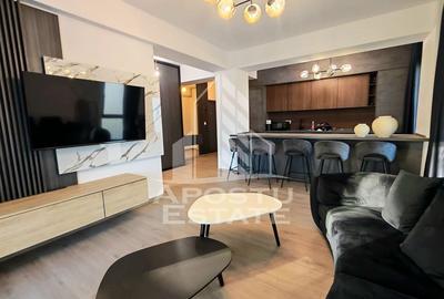 Apartament cu 2 camere semidecomandat, mobilat în Lipovei
