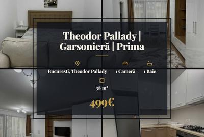 Garsonieră decomandată, mobilată în Theodor Pallady