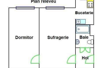 Apartament cu 2 camere nedecomandat în Grădiște - 2