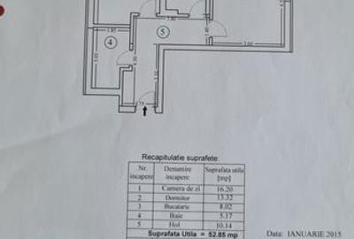 Apartament cu 2 camere decomandat, mobilat în Lujerului