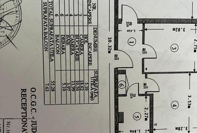 Apartament cu 2 camere decomandat în Republicii