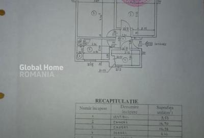 Apartament cu 2 camere decomandat în Cantemir